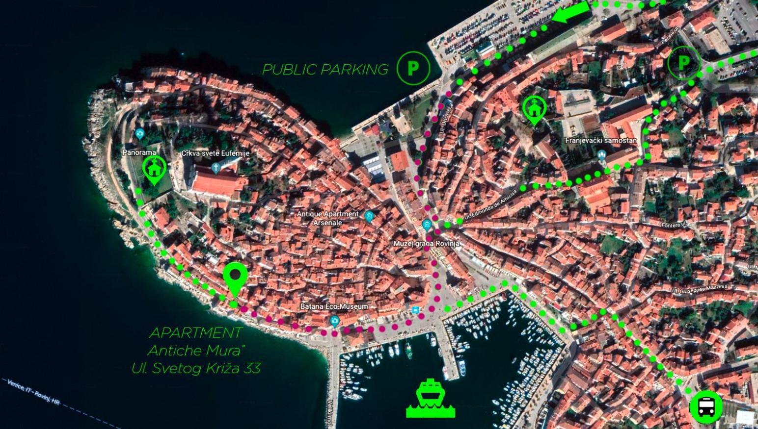 Antiche Mura Rovinj Eksteriør bilde